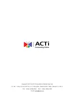 Preview for 20 page of ACTi R12CP-30 Installation Manual