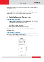 Preview for 9 page of ACTi R71CF-31 User Manual