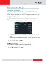 Preview for 17 page of ACTi R71CF-31 User Manual