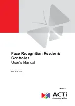 ACTi R71CF-38 User Manual предпросмотр