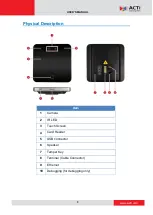 Preview for 8 page of ACTi R71CF-38 User Manual