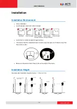 Предварительный просмотр 12 страницы ACTi R72FT-31 User Manual