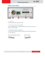 Preview for 7 page of ACTi TCD-2100 Hardware Manual