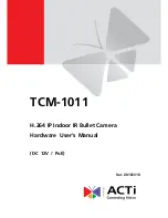 Предварительный просмотр 1 страницы ACTi TCM-1011 Hardware User Manual