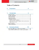 Preview for 2 page of ACTi TCM-1011 Hardware User Manual