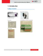 Preview for 4 page of ACTi TCM-123 Series Hardware User Manual