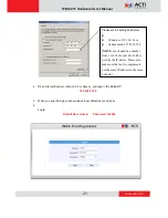 Preview for 21 page of ACTi TCM-3001 Hardware User Manual