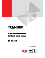 Предварительный просмотр 1 страницы ACTi TCM-5001 Hardware User Manual