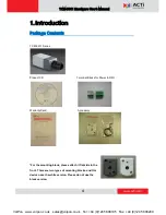 Preview for 4 page of ACTi TCM-5611 Series User Manual