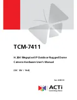 Предварительный просмотр 1 страницы ACTi TCM-7011 Hardware User Manual