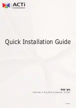 ACTi TVW-100 Quick Installation Manual preview