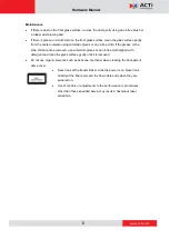 Preview for 6 page of ACTi Z81 Hardware Manual