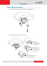 Preview for 13 page of ACTi Z83 Hardware Manual