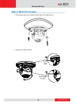 Preview for 12 page of ACTi Z94 Hardware Manual