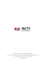 Предварительный просмотр 22 страницы ACTi Z94 Hardware Manual