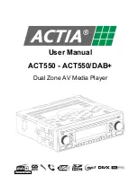 Preview for 1 page of Actia ACT550 User Manual