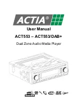 Preview for 1 page of Actia ACT553 User Manual