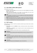 Preview for 11 page of Actia ACT553 User Manual