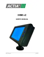 Preview for 1 page of Actia IHMI User Manual