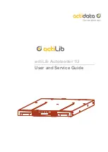 Actidata actiLib Autoloader 1U User'S And Service Manual preview