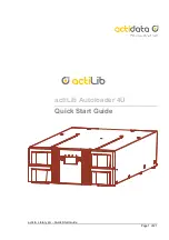 Actidata actiLib Autoloader 4U Quick Start Manual preview