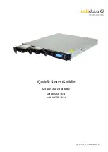 Preview for 1 page of Actidata actiNAS SL 1U-4 Quick Start Manual