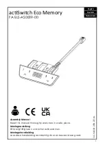 Preview for 1 page of Actiforce actiSwitch Eco Memory Assembly Manual