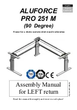 Предварительный просмотр 1 страницы Actiforce Aluforce Pro 140 M Assembly Manual