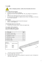 Предварительный просмотр 9 страницы Actiforce Aluforce Pro 140 M Assembly Manual