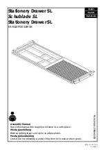 Actiforce Stationery Drawer SL FA-SLS-FG0138 Series Assembly Manual preview