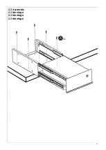 Preview for 6 page of Actiforce Stationery Drawer System Duo FA-SLS-FG0136 Series Assembly Manual