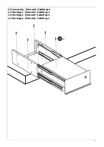 Preview for 7 page of Actiforce Stationery Drawer System Duo FA-SLS-FG0136 Series Assembly Manual