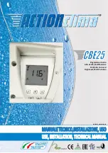 Action Clima CBE25 Use And Installation  Manual preview