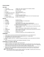 Preview for 2 page of ACTION ELECTRONICS WES51 Quick Start Manual