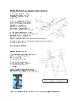 Предварительный просмотр 8 страницы Action Fitness F000244 Assembly And Instruction Manual