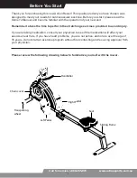 Preview for 7 page of Action Fitness R-150 Owner'S Manual