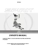 Action Fitness Spirit Owner'S Manual preview