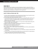 Preview for 5 page of Action Fitness X100 Owner'S Manual