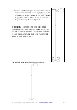 Preview for 6 page of Action Sports Equipment S000052 Assembly, Installation, Care, Maintenance, And Use Instructions