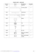 Предварительный просмотр 7 страницы Action Sports Equipment S000665 Assembly, Installation, Care, Maintenance, And Use Instructions