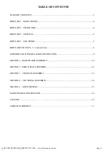 Preview for 3 page of Action Sports S000664 Assembly, Installation, Care, Maintenance, And Use Instructions