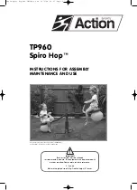 Предварительный просмотр 1 страницы Action Sports Spiro Hop TP960 Instructions For Assembly, Use And Maintenance