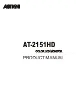 Предварительный просмотр 1 страницы Action AT-2151HD Product Manual