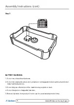 Предварительный просмотр 4 страницы Action S002295 Instruction Manual