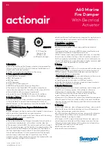 Preview for 1 page of actionair A60 General Information