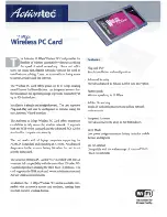 Preview for 1 page of ActionTec 11 Mbps Wireless Access Point Specifications