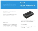 Preview for 1 page of ActionTec ECB7250 KIT Quick Start Manual