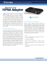 Preview for 1 page of ActionTec HCB1000 Specifications