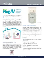 ActionTec MegaPlug AV HPE200AV Brochure & Specs preview