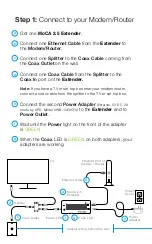 Preview for 2 page of ActionTec MoCA 2.5 Quick Start Manual